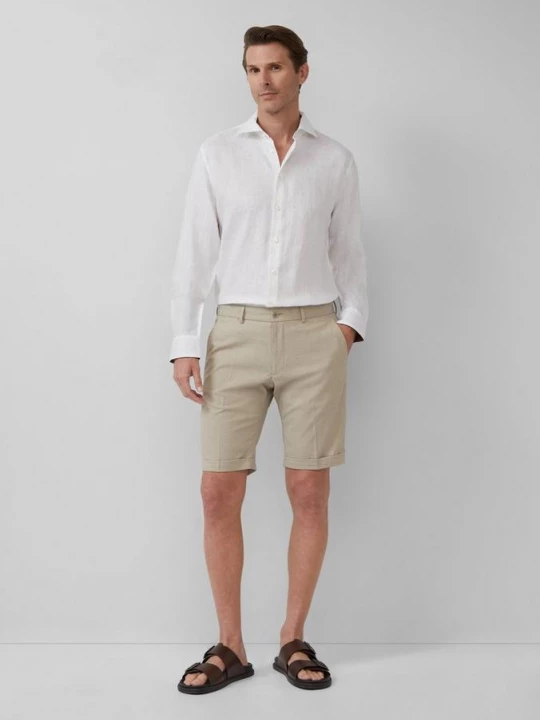 Foto van product Fijne bermuda met motief en een regular fit s.Oliver beżowy