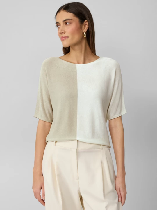 Foto van product Fijne gebreide top met colour block look s.Oliver