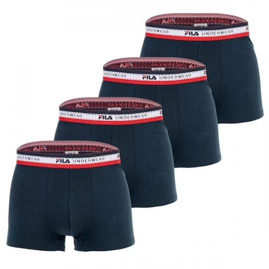 Foto van product FILA Boxershorts donkerblauw / rood / wit