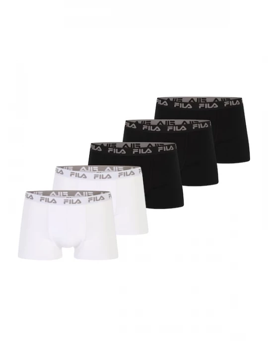 Foto van product FILA Boxershorts grijs / zwart / wit