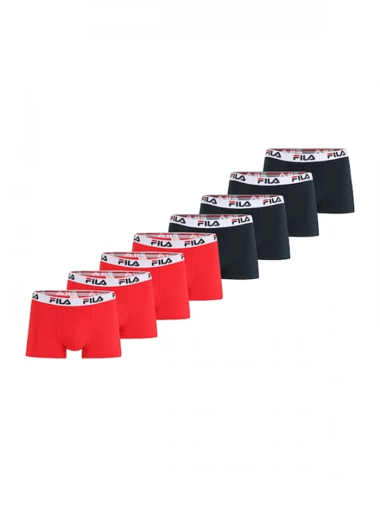 Foto van product FILA Boxershorts rood / zwart / wit