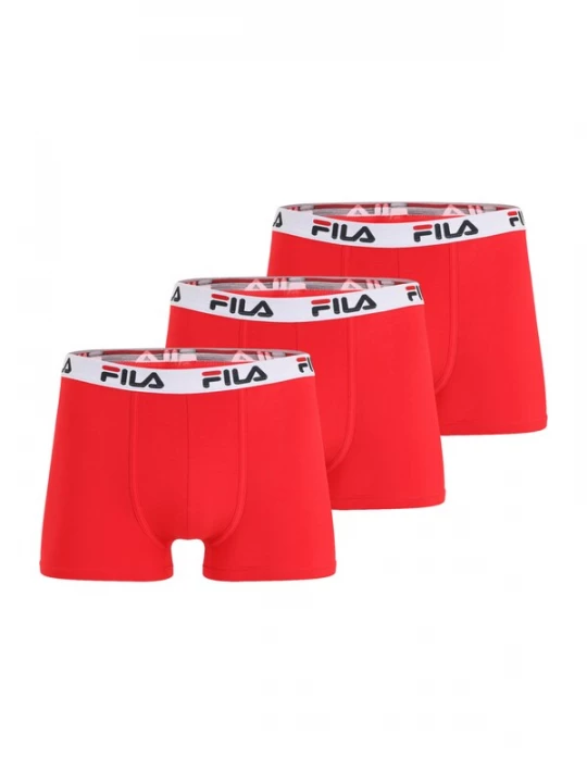 Foto van product FILA Boxershorts rood / zwart / wit