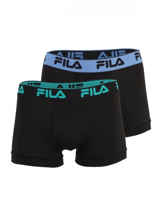 Foto van product FILA Boxershorts turquoise / lichtblauw / zwart