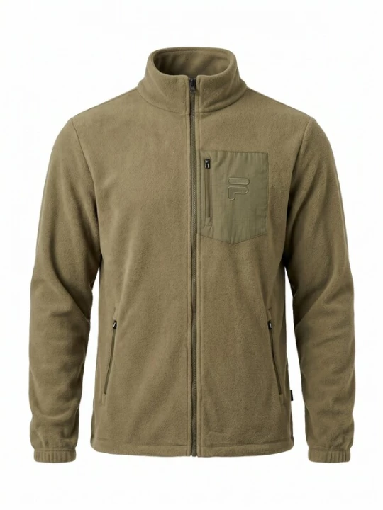 Foto van product FILA Fleece jas 'PAXTON' olijfgroen