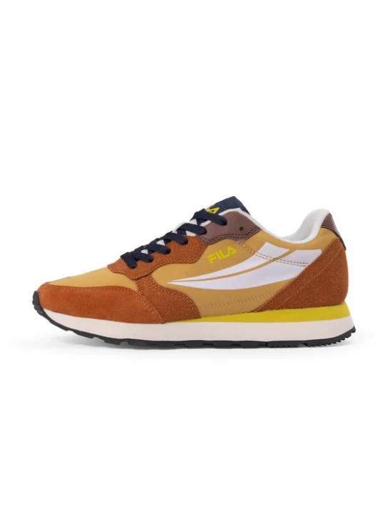 Foto van product FILA Sneakers laag 'Hypert' cognac / mosterd / citroengeel / wit