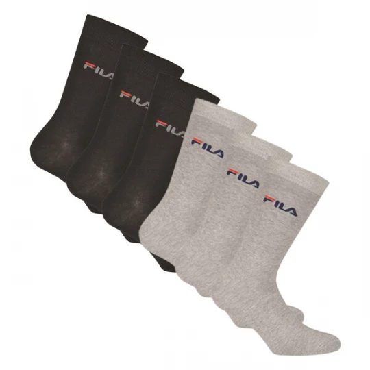Foto van product FILA Sokken donkerblauw / grijs / rood / zwart