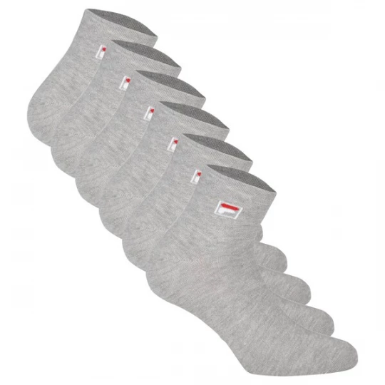 Foto van product FILA Sokken grijs / rood / wit
