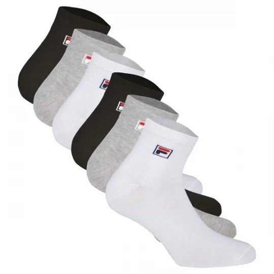 Foto van product FILA Sokken grijs / zwart / wit