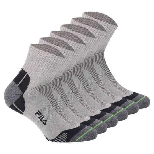 Foto van product FILA Sportsokken grijs / groen / zwart