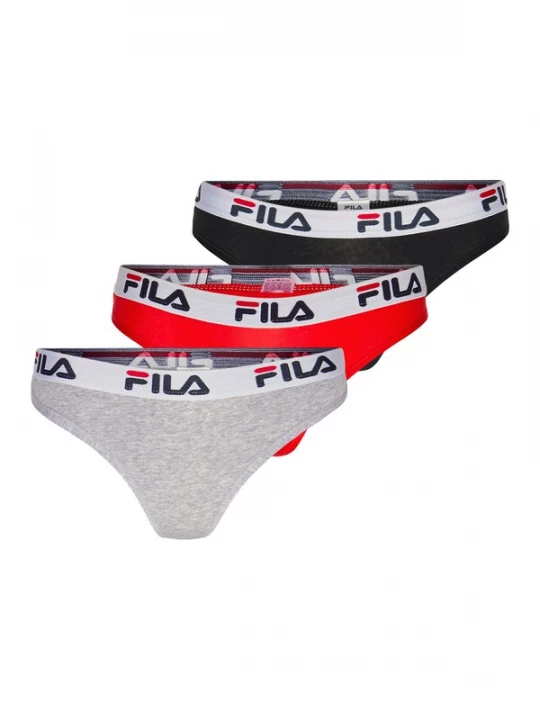 Foto van product FILA String grijs gemêleerd / rood / zwart / offwhite