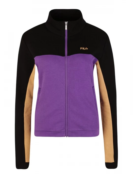 Foto van product FILA Sweatvest 'BRUCKBERG' camel / lila / zwart