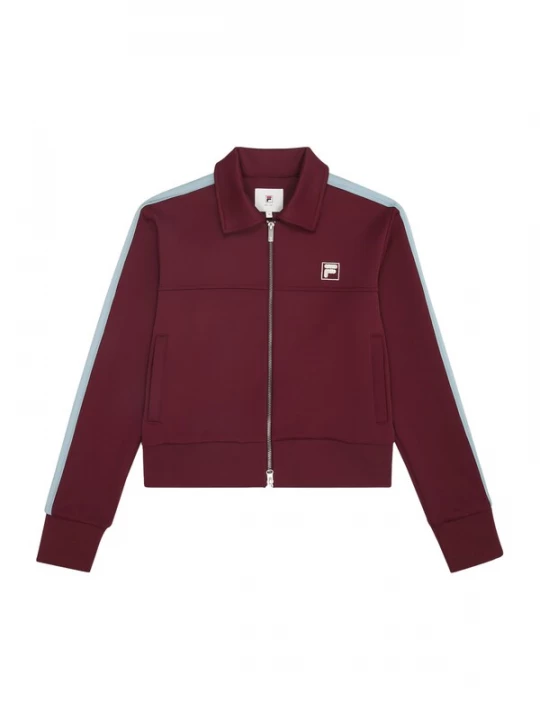 Foto van product FILA Sweatvest 'Como' bordeaux / wit