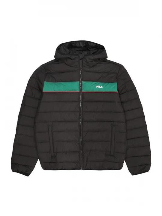 Foto van product FILA Tussenjas 'Alpignano' donkergroen / rood / zwart / wit