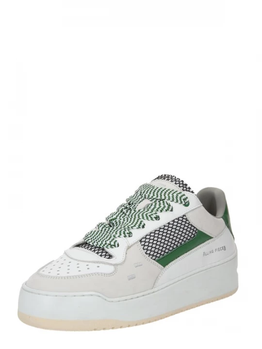 Foto van product Filling Pieces Sneakers laag 'Avenue Isla' lichtgrijs / groen / wit