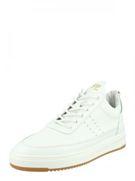Foto van product Filling Pieces Sneakers laag 'Bianco' donkergroen / offwhite