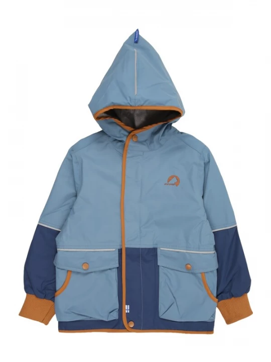 Foto van product FINKID Tussenjas 'KIVA MOVE' navy / lichtblauw / cognac