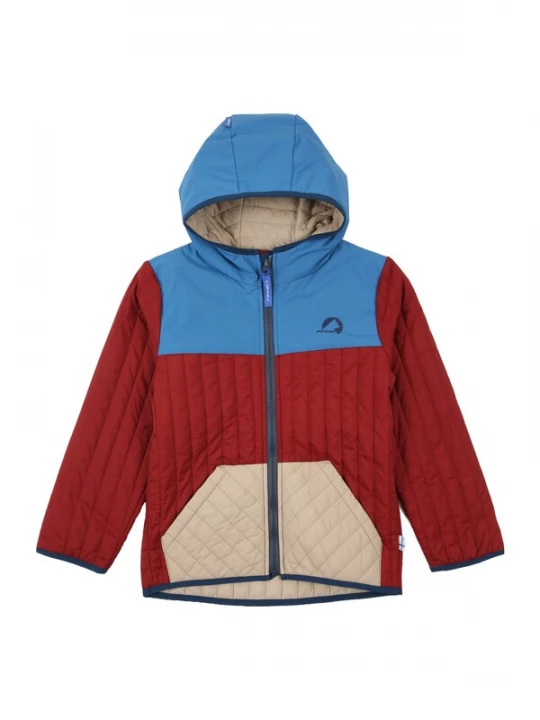 Foto van product FINKID Tussenjas 'TONTTU AIR' lichtbeige / hemelsblauw / bordeaux
