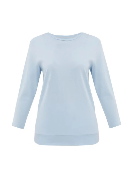 Foto van product Finn Flare Shirt 'Basic' lichtblauw