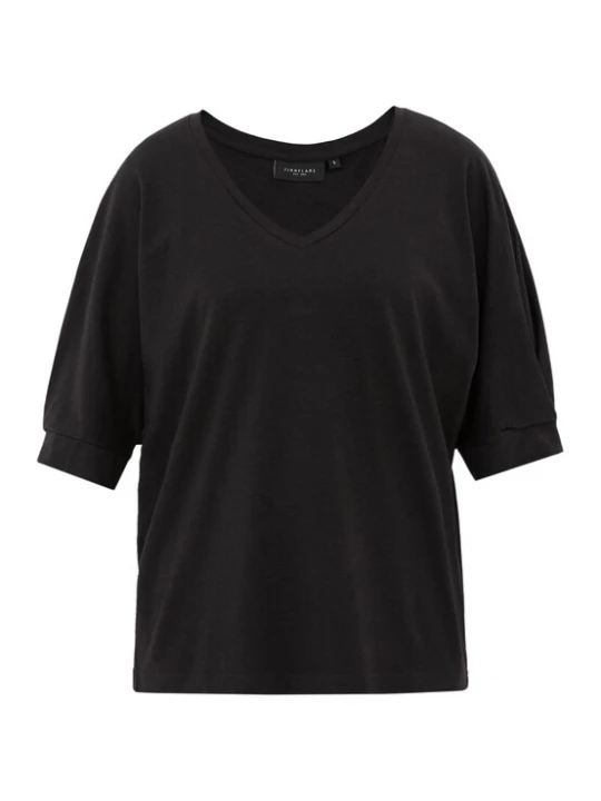 Foto van product Finn Flare Shirt 'Basic' zwart