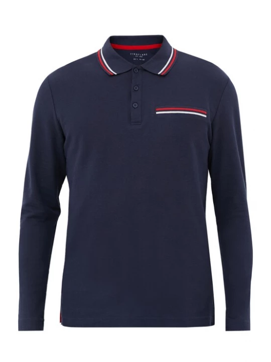 Foto van product Finn Flare Shirt 'Classic' donkerblauw