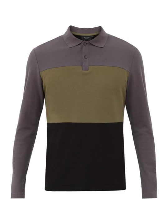 Foto van product Finn Flare Shirt 'Color Block' bruin / zwart