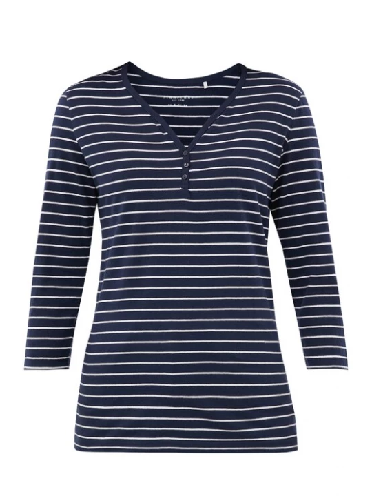 Foto van product Finn Flare Shirt donkerblauw / wit