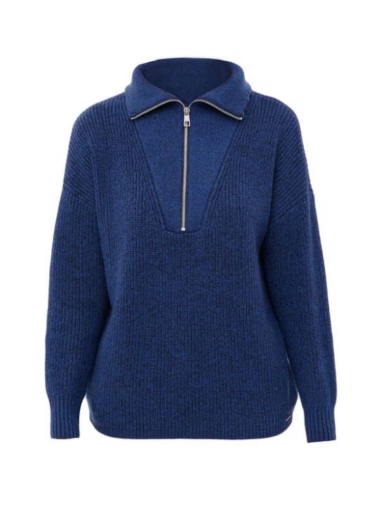 Foto van product Finn Flare Trui 'Troyer' donkerblauw