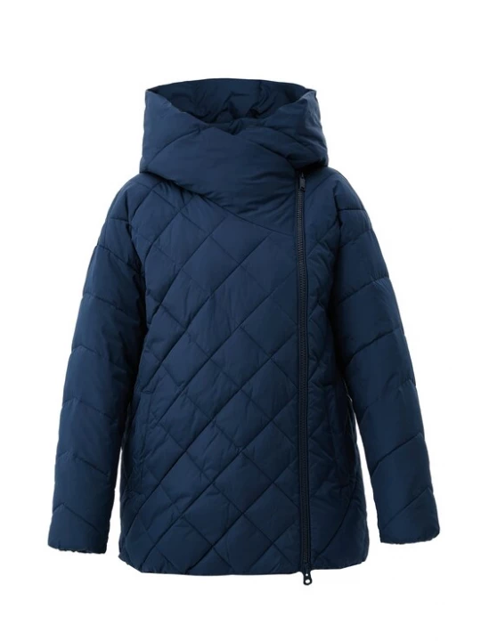Foto van product Finn Flare Tussenjas 'Cozy High Neck' donkerblauw