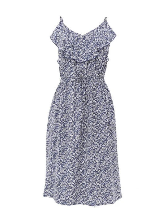 Foto van product Finn Flare Zomerjurk 'Print' blauw