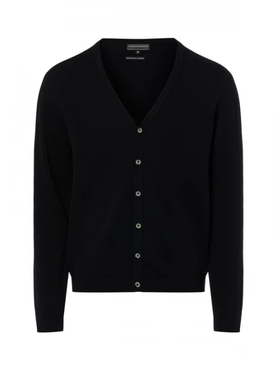 Foto van product Finshley & Harding Gebreid vest zwart
