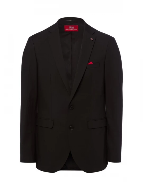 Foto van product Finshley & Harding London Business-colbert 'Brixdon' zwart