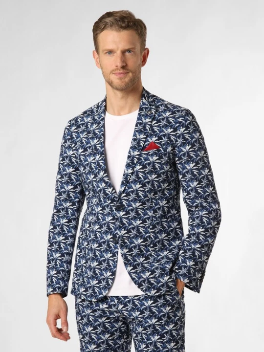 Foto van product Finshley & Harding London Colbert marine / donkerblauw / wit