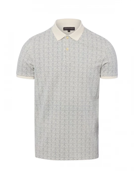 Foto van product Finshley & Harding Shirt taupe / donkerblauw