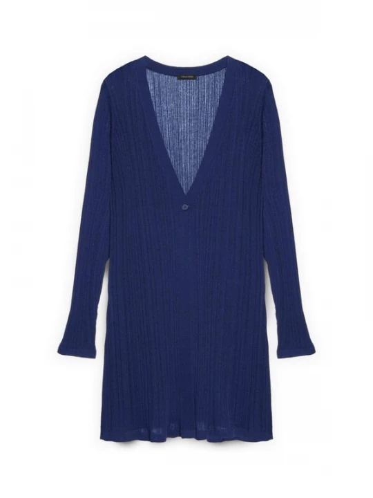 Foto van product Fiorella Rubino Gebreid vest blauw
