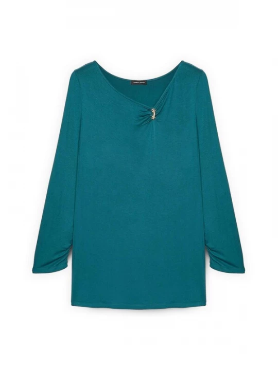 Foto van product Fiorella Rubino Top blauw gemêleerd
