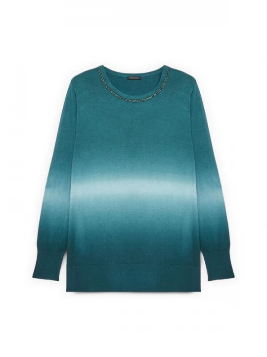 Foto van product Fiorella Rubino Trui blauw gemêleerd