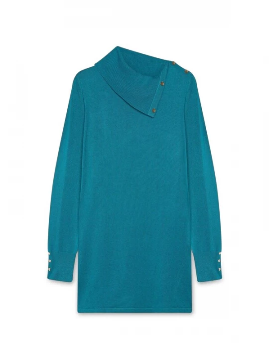 Foto van product Fiorella Rubino Trui blauw gemêleerd