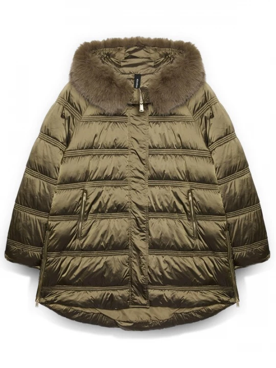 Foto van product Fiorella Rubino Winterjas grasgroen