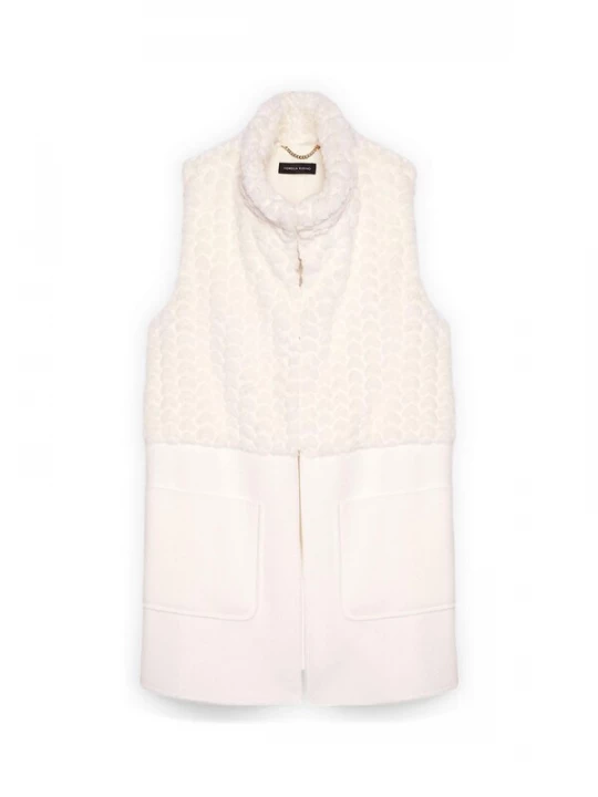 Foto van product Fiorella Rubino Wintermantel wit