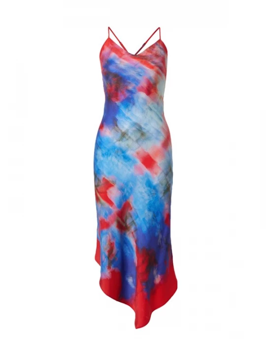 Foto van product Fiorucci Jurk blauw / groen / rood / wit