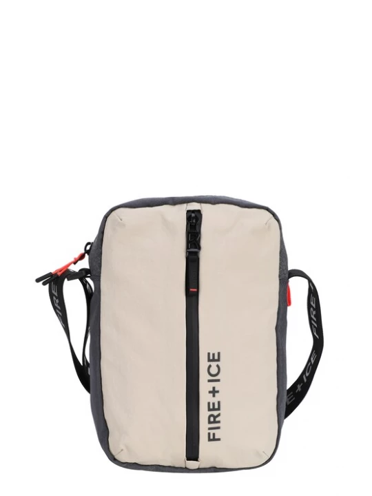 Foto van product Fire+Ice Schoudertas 'Park City Scout' sand / donkergrijs / zwart FIRE + ICE