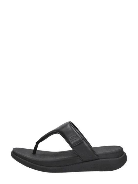 Foto van product FitFlop Huisschoenen 'F-Mode Go Adjustable Flatform Sandals' zwart