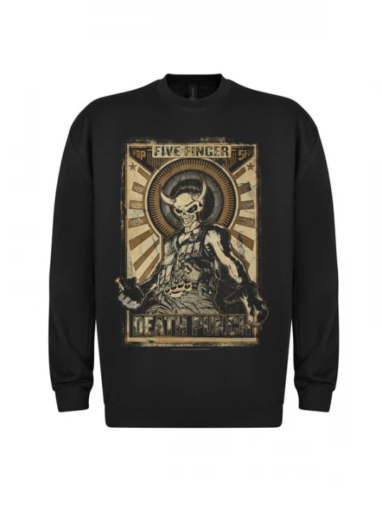 Foto van product Five Finger Death Punch Sweatshirt 'Five Finger Death Punch Mercenary Sweatshirt' zwart