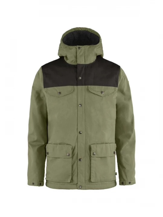Foto van product Fjällräven Functionele jas 'Greenland' olijfgroen / zwart