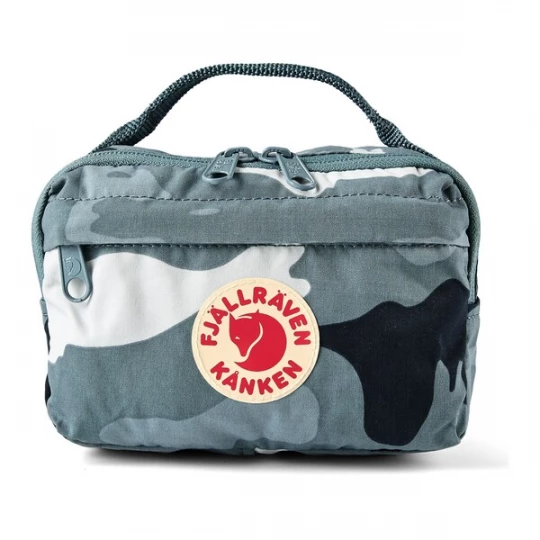 Foto van product Fjällräven Heuptas 'Kanken Graphics' blauw / zwart / wit