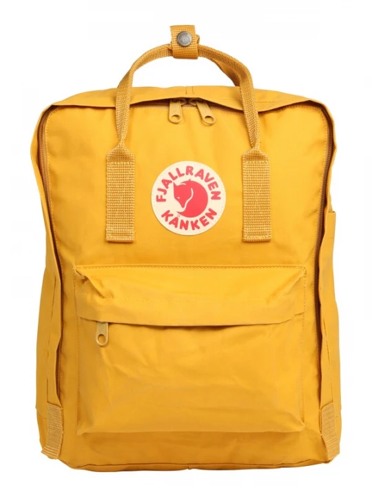 Foto van product Fjällräven Rugzak 'Kånken' goudgeel / rood / wit