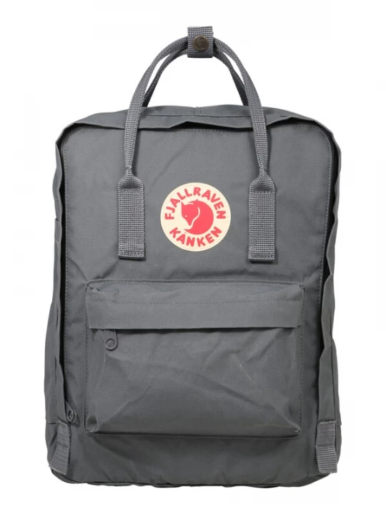 Foto van product Fjällräven Rugzak 'Kånken' rookgrijs / rood / wit