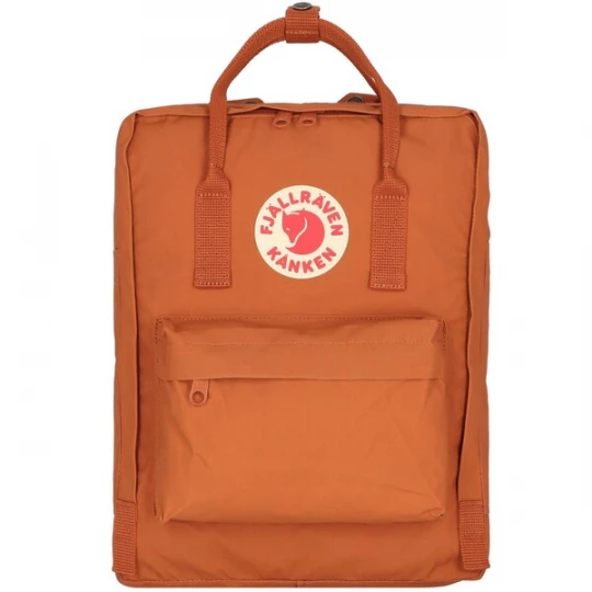 Foto van product Fjällräven Rugzak 'Kanken' cognac / rood / wit