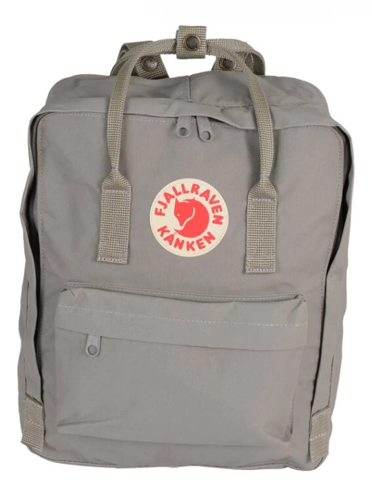Foto van product Fjällräven Rugzak 'Kanken' stone grey / vuurrood / wit