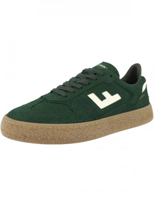 Foto van product Flamingos' Life Sneakers laag 'Burela Bold' donkergroen / wit